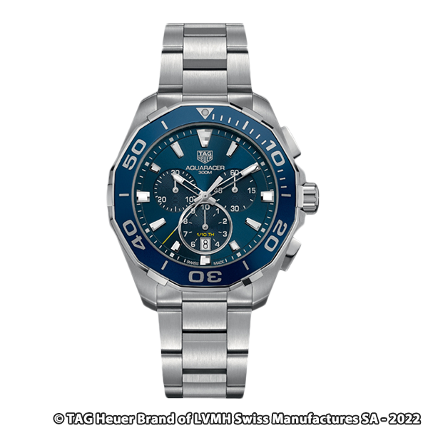 タグホイヤー TAG Heuer AQUARACER（アクアレーサー）300M クォーツクロノ アルミニウムベゼル 43mm ブルー