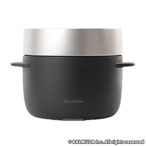 バルミューダ 3合炊き電気炊飯器 BALMUDA The Gohan K03A-BK(ブラック)