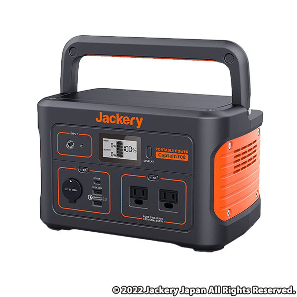 Jackery ポータブル電源 708 191400mAh/708Wh