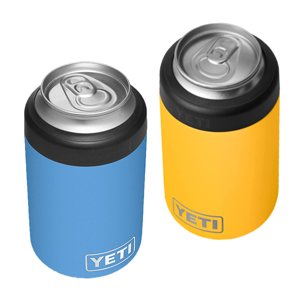 YETI (イエティ) ランブラー 12オンス コルスター缶インシュレーター　アルパインイエロー＆パシフィックブルー【ペア】
