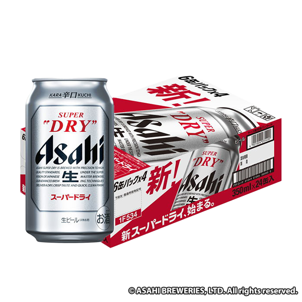 [新・辛口<生>ビール]アサヒ スーパードライ 缶 [ ビール 350ml×24本 ]