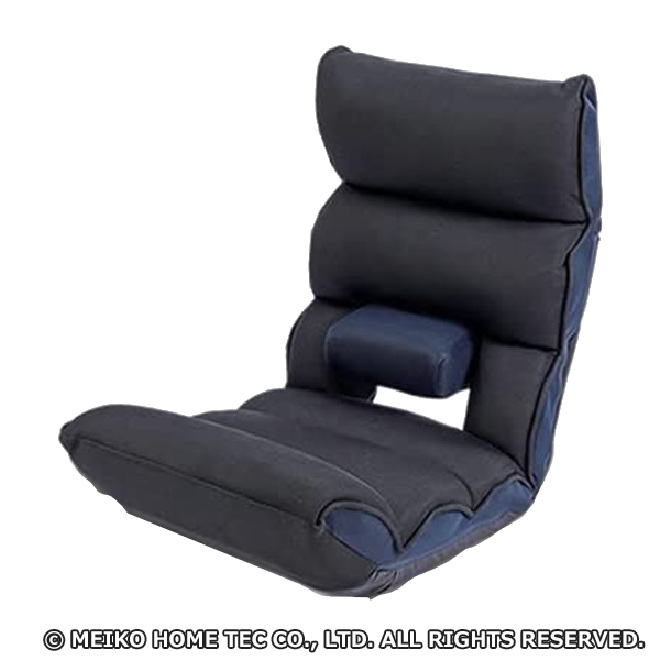 座椅子生活 明光ホームテック 腰の神様がくれた座椅子 ブラック