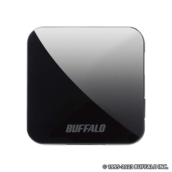 BUFFALO トラベルルーター ブラック WMR-433W2-BK