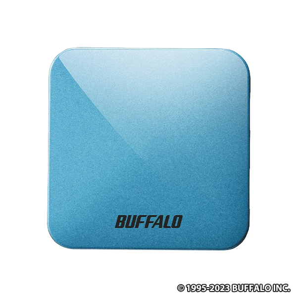 BUFFALO トラベルルーター ターコイズブルー WMR-433W2-TB