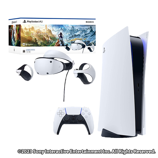 PlayStation 5 CFI-1200A01 ディスクドライブ + PlayStation VR2 "Horizon Call of the Mountain" 同梱版