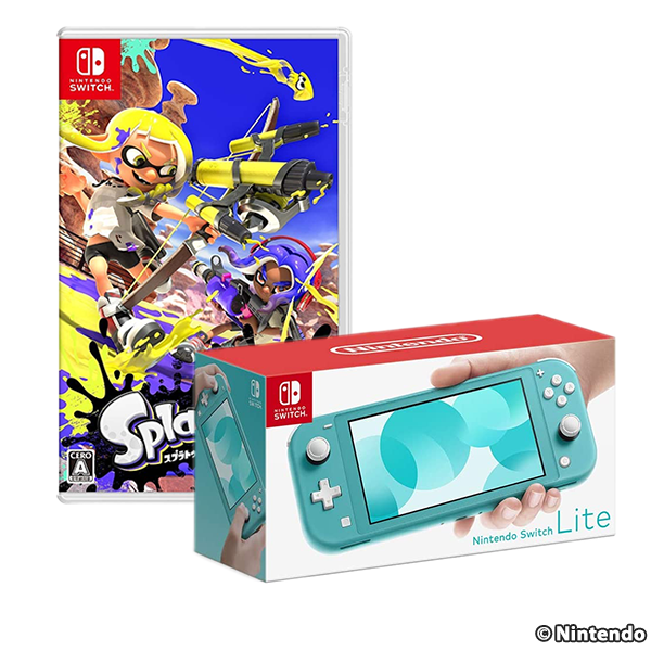 Nintendo Switch Lite ターコイズ + スプラトゥーン3