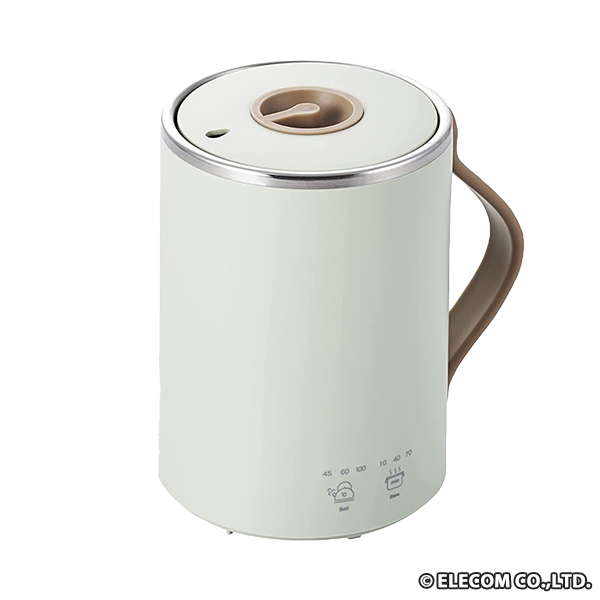 エレコム マグカップ型電気なべ COOK MUG 350mL ミントグリーン