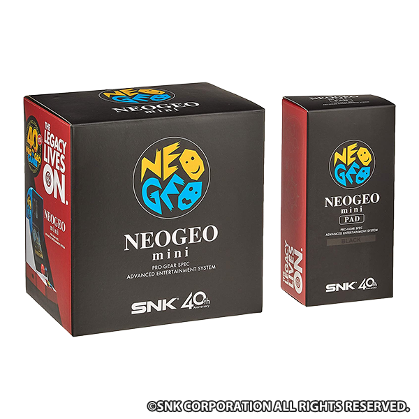 NEOGEO mini + NEOGEO mini PAD (黒) セット