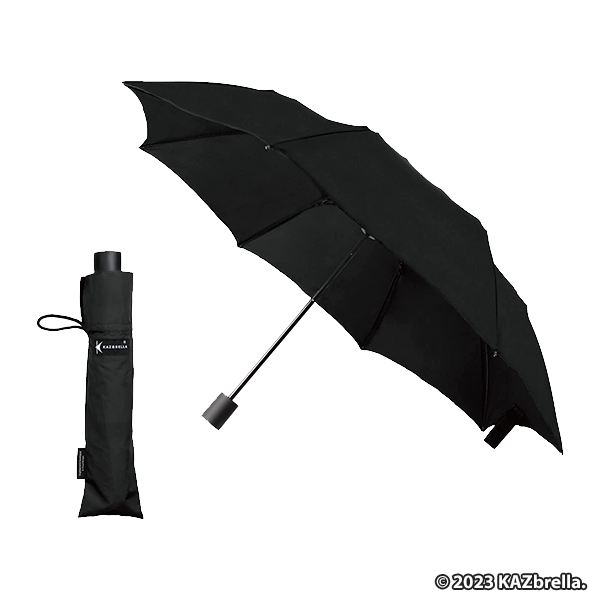 折り畳み傘 KAZbrella Compact ブラック