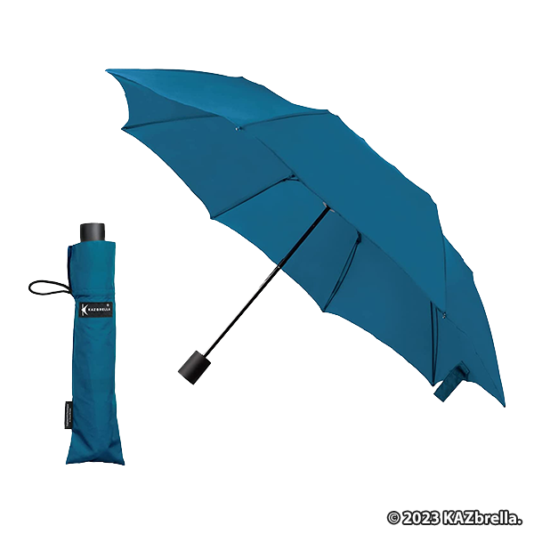 折り畳み傘 KAZbrella Compact ブルー