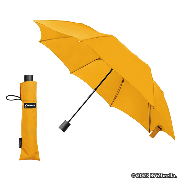 折り畳み傘 KAZbrella Compact イエロー