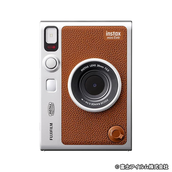 FUJIFILM チェキ instax mini Evo ブラウン