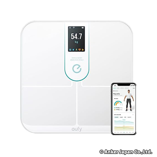 Anker Eufy(ユーフィ) Smart Scale P3 体重体組成計 ホワイト