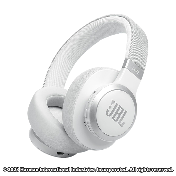 JBL LIVE 770 NC オーバーイヤーヘッドホン ホワイト