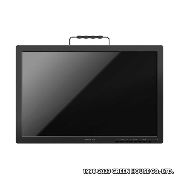 グリーンハウス　19型バッテリー内蔵ポータブルテレビ ブラックGH-PTV19A