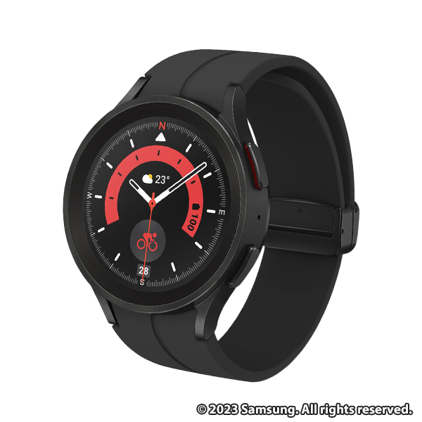 SM-R920NZKAXJP スマートウォッチ Galaxy Watch5 Pro 45mm（Titanium） ブラック SMR920NZKAXJP