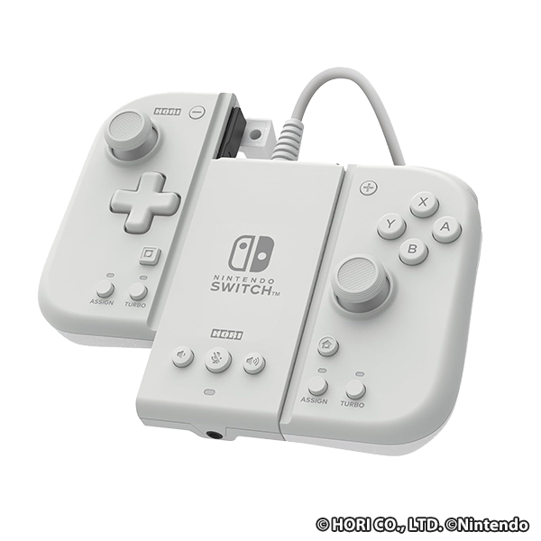 グリップコントローラー Fit アタッチメントセット for Nintendo Switch ミルキーホワイト