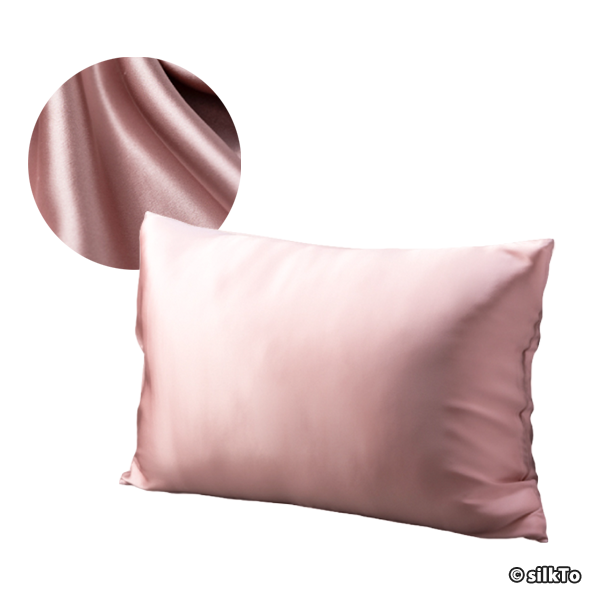 【silkTo】シルクト 枕カバー シルク 100%(桜) 