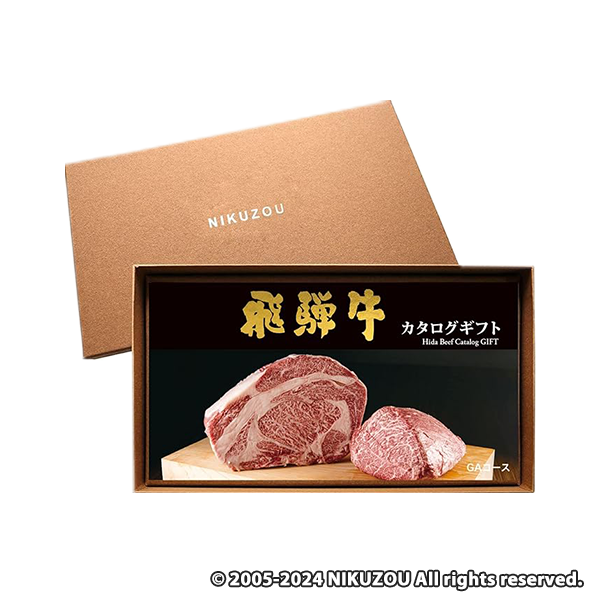 [肉贈] 飛騨牛 カタログギフト GA 1万円 コース (茶)