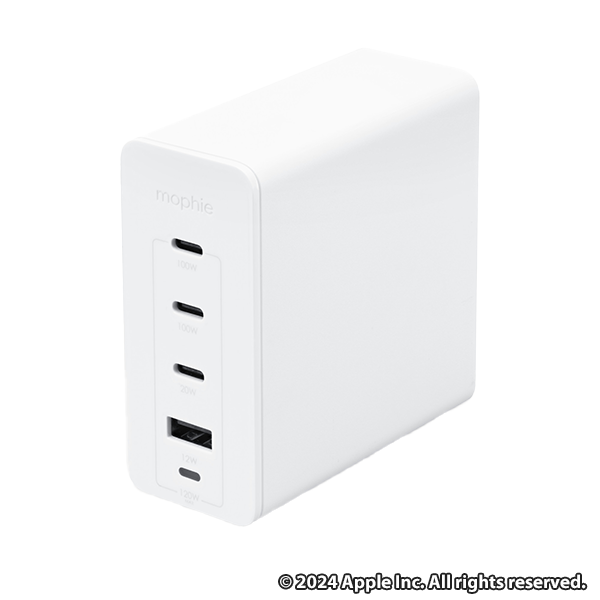 mophie speedport 120 4-port GaN wall charger（120W）