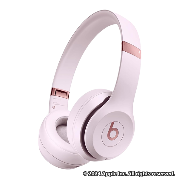 Beats Solo 4 ワイヤレスBluetoothオンイヤーヘッドフォン クラウドピンク