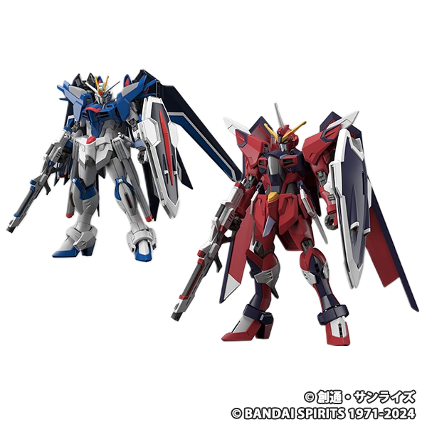 HG 機動戦士ガンダムSEED FREEDOM ライジングフリーダムガンダム イモータルジャスティス 2個セット 1/144スケール