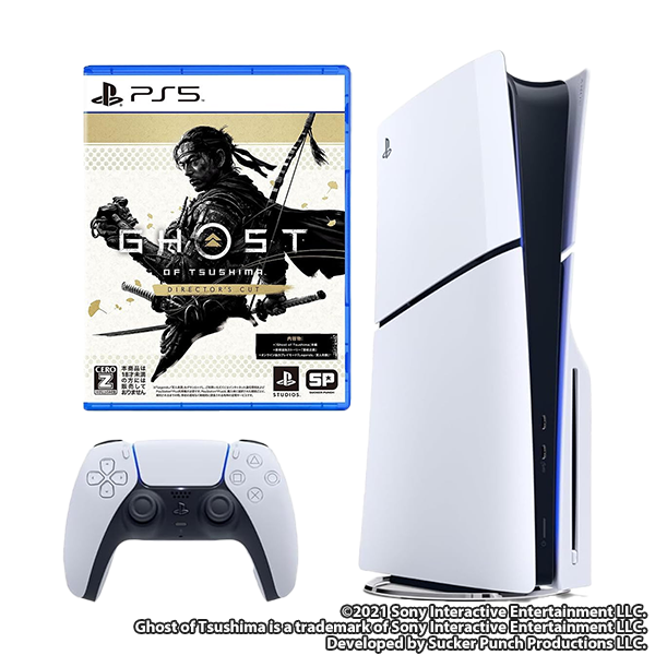 PlayStation 5 (CFI-2000A01) + Ghost of Tsushima Director's Cut