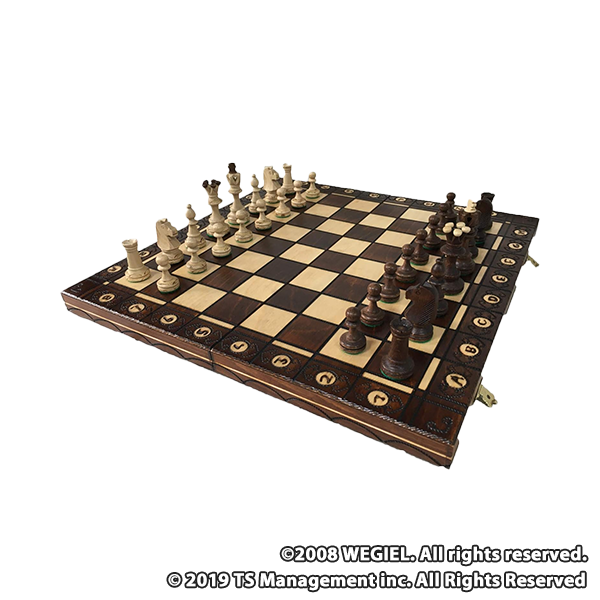 Wegiel 木製 チェスセット Chess Board Set SENATOR