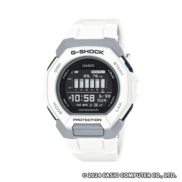 カシオ G-SHOCK G-SQUAD GBD-300-7JF メンズ ホワイト