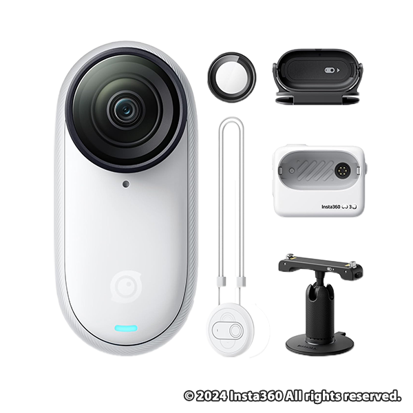 Insta360 GO 3S 128GB - 4K小型ポータブルVlogカメラ ホワイト