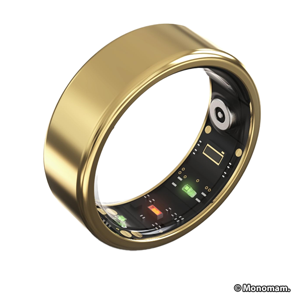 スマートリング monomam ring GOLD (18号 内周 59.5mm)