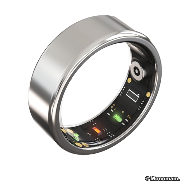 スマートリング monomam ring SILVER (18号 内周 59.5mm)