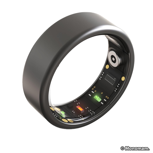 スマートリング monomam ring BLACK (18号 内周 59.5mm)