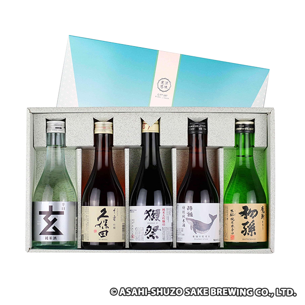 日本酒飲み比べ 獺祭 久保田 千寿 入り 300ML×5本セット (キレのある辛口タイプ)