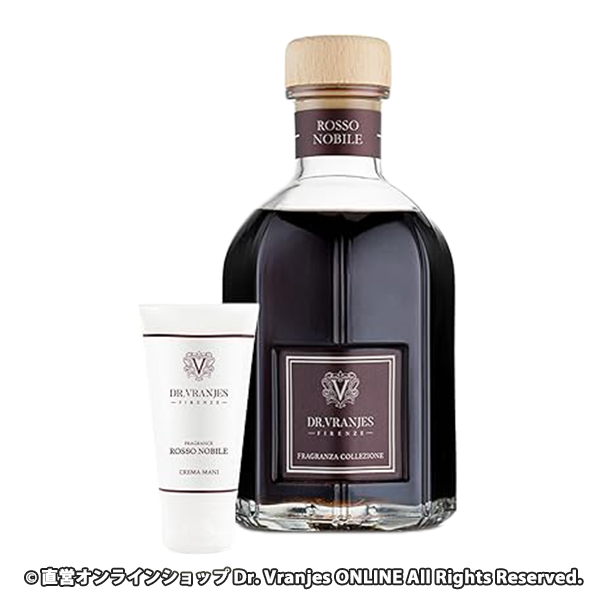 DR. VRANJES  ディフューザー ROSSO NOBILE500ml＋ハンドクリーム50ml 