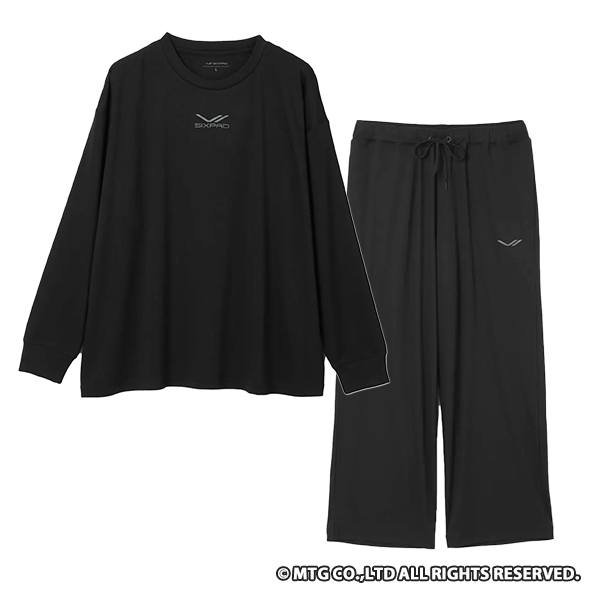 シックスパッド Recovery Wear Sleep 上下セット ブラック