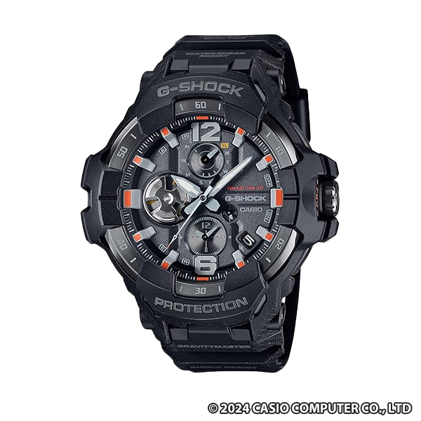 カシオ G-SHOCK GRAVITYMASTER  GR-B300EC-1AJF ブラック/エマージェンシーカラー