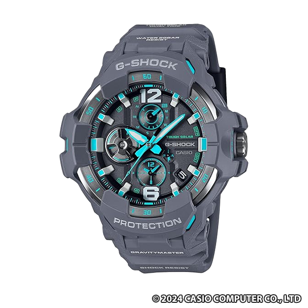 カシオ G-SHOCK GRAVITYMASTER  GR-B300-8A2JF メンズ グレー /ブルー