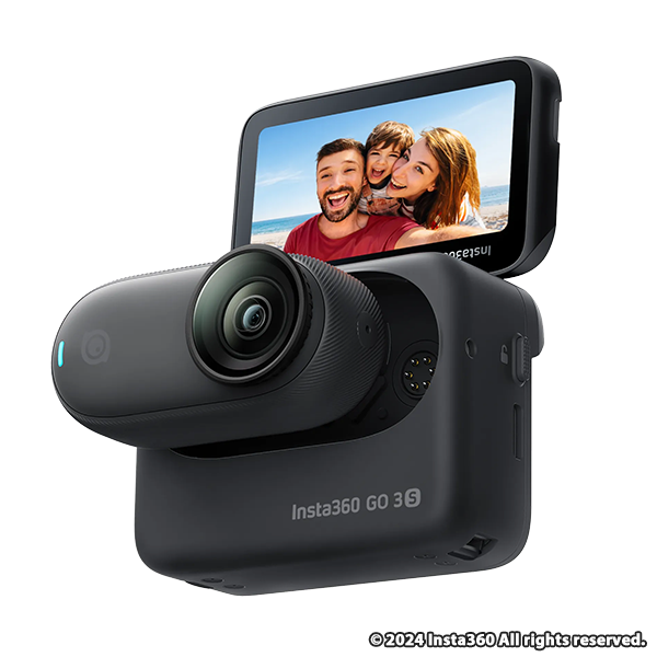 Insta360 GO 3S 128GB - 4K小型ポータブルVlogカメラ　ブラック