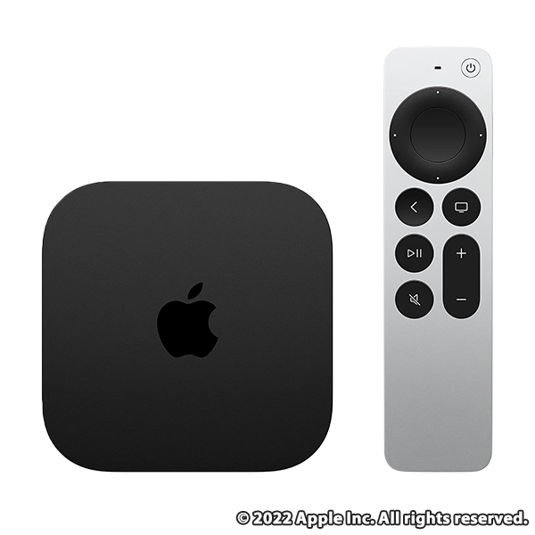 2022 Apple TV 4K 128GB ストレージ搭載Wi‑Fi + Ethernetモデル (第3世代)