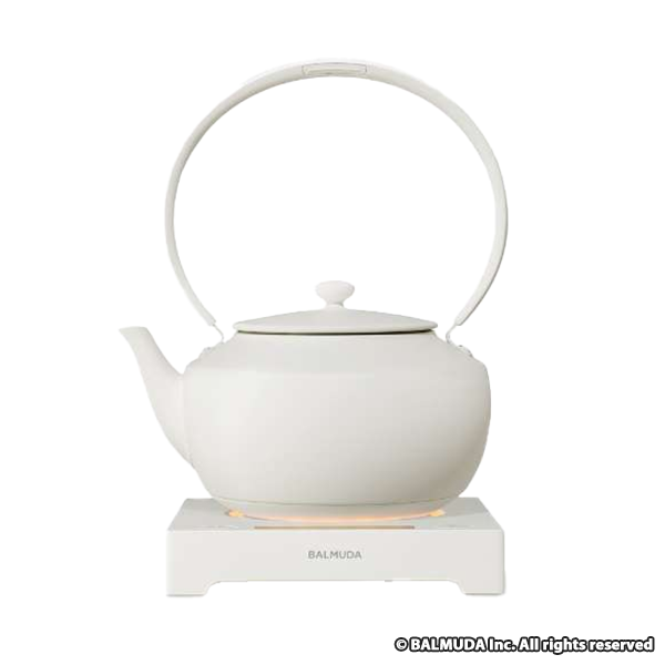 BALMUDA　バルミューダ　電気ケトル Moon Kettle （ムーンケトル） ホワイト KPT02JP-BK 