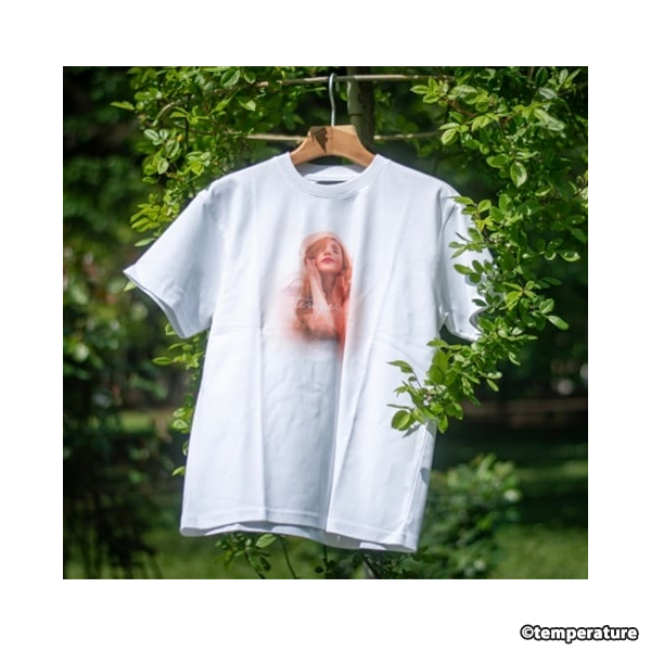 日直島田アパレルブランド temperature プリント半袖Tシャツ(女性フリーサイズ)