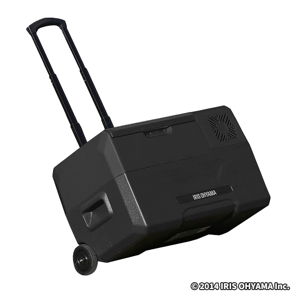 アイリスオーヤマ ポータブル冷蔵庫 30L　キャスター付 IPD-3A-B　ブラック