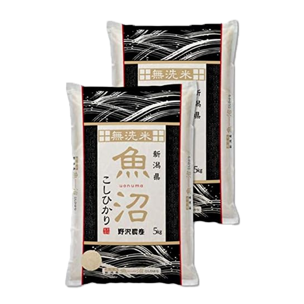 令和6年産 新潟県 魚沼産コシヒカリ 無洗米（5kg×2袋）