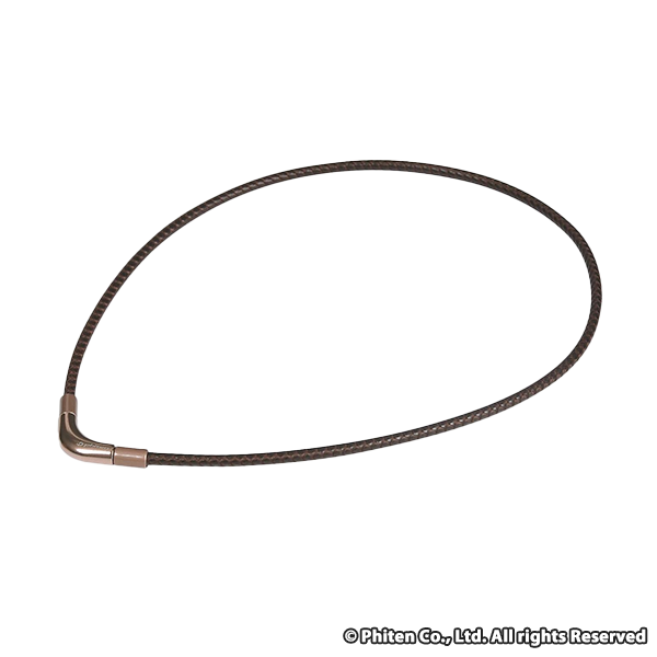 ファイテン RAKUWAネック チョッパーモデル ブラウン(40cm)