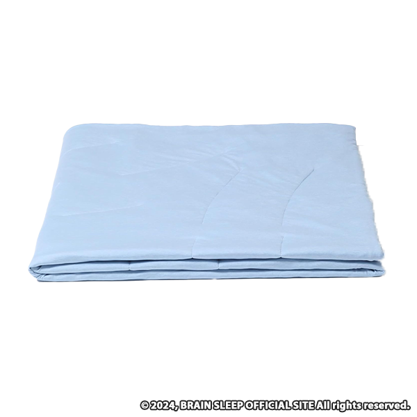 BAKUNE Comforter Cool 夏用掛け布団 シングル サックスブルー