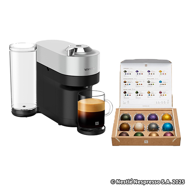 Nespressoネスプレッソ VERTUO  ポップ プラス シルバー GDV6-SI-W