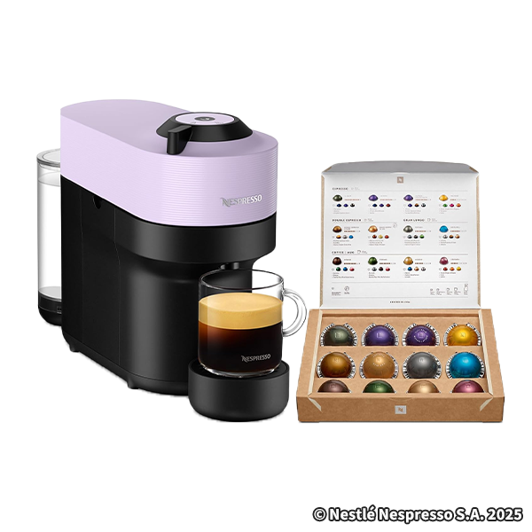 Nespressoネスプレッソ VERTUO  ポップ ライラック GCV2-LI-W