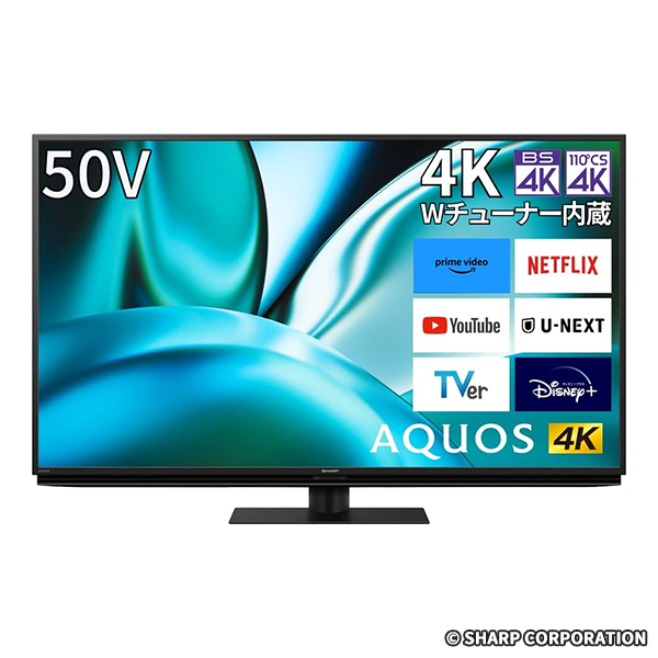 シャープ AQUOS 50V型 4K 液晶 テレビ4T-C50FN2 N-Blackパネル