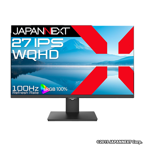 JAPANNEXT 27インチ IPSパネル搭載 WQHD(2560x1440) 液晶モニター JN-IPS27Q-C6
